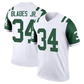 New York Jets Youth Al Blades Jr. Legend Classic Alternate Jersey - White