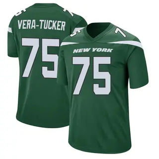 New York Jets Youth Alijah Vera-Tucker Game Gotham Jersey - Green