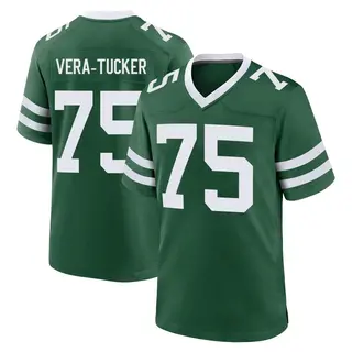 New York Jets Youth Alijah Vera-Tucker Game Legacy Jersey - Green