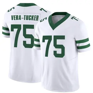 New York Jets Youth Alijah Vera-Tucker Game Legacy Jersey - White