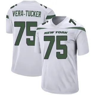 New York Jets Youth Alijah Vera-Tucker Game Spotlight Jersey - White