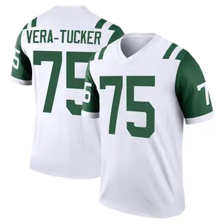 New York Jets Youth Alijah Vera-Tucker Legend Classic Alternate Jersey - White