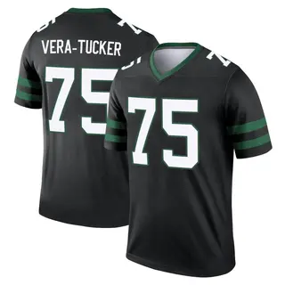 New York Jets Youth Alijah Vera-Tucker Legend Legacy Jersey - Black