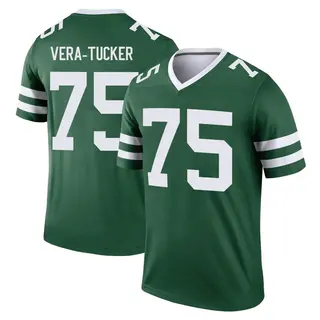 New York Jets Youth Alijah Vera-Tucker Legend Legacy Jersey - Green