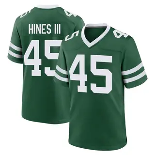 New York Jets Youth Anthony Hines III Game Legacy Jersey - Green