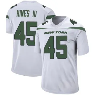 New York Jets Youth Anthony Hines III Game Spotlight Jersey - White