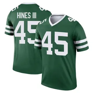 New York Jets Youth Anthony Hines III Legend Legacy Jersey - Green