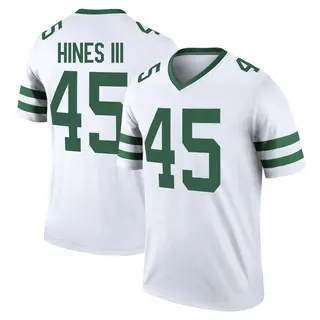 New York Jets Youth Anthony Hines III Legend Legacy Jersey - White