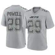 New York Jets Youth Bilal Powell Game Atmosphere Fashion Jersey - Gray