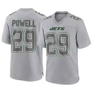 New York Jets Youth Bilal Powell Game Atmosphere Fashion Jersey - Gray