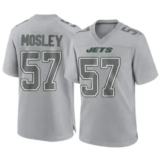 New York Jets Youth C.J. Mosley Game Atmosphere Fashion Jersey - Gray