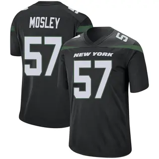 New York Jets Youth C.J. Mosley Game Stealth Jersey - Black