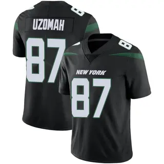 Men's Cincinnati Bengals #87 C.J. Uzomah Black Team Color Vapor Untouchable  Limited Player 100th Season Football Jersey Size S