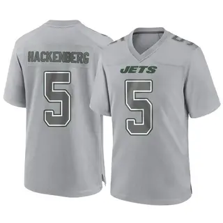 New York Jets Youth Christian Hackenberg Game Atmosphere Fashion Jersey - Gray