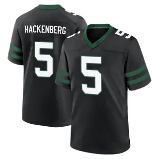 New York Jets Youth Christian Hackenberg Game Legacy Alternate Jersey - Black