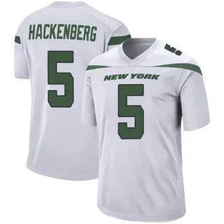 New York Jets Youth Christian Hackenberg Game Spotlight Jersey - White