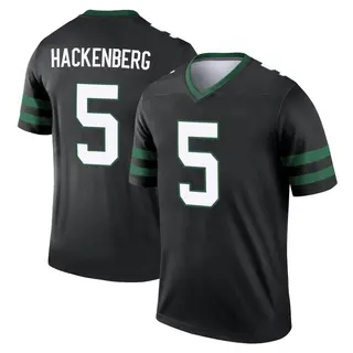 New York Jets Youth Christian Hackenberg Legend Legacy Jersey - Black