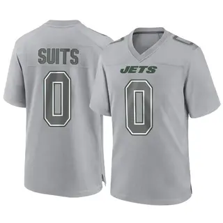 New York Jets Youth Colby Suits Game Atmosphere Fashion Jersey - Gray