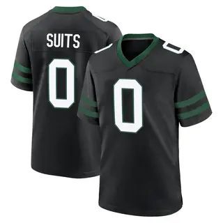 New York Jets Youth Colby Suits Game Legacy Alternate Jersey - Black