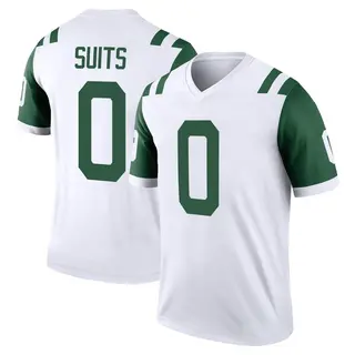 New York Jets Youth Colby Suits Legend Classic Alternate Jersey - White