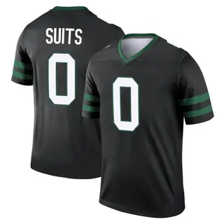 New York Jets Youth Colby Suits Legend Legacy Jersey - Black