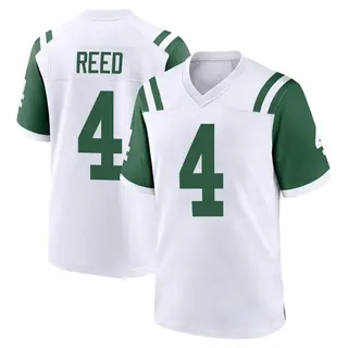 New York Jets Youth D.J. Reed Game Classic Alternate Jersey - White