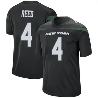 New York Jets Youth D.J. Reed Game Stealth Jersey - Black