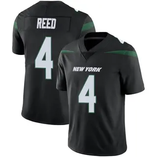 New York Jets Youth D.J. Reed Limited Stealth Vapor Jersey - Black