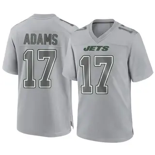 New York Jets Youth Davante Adams Game Atmosphere Fashion Jersey - Gray