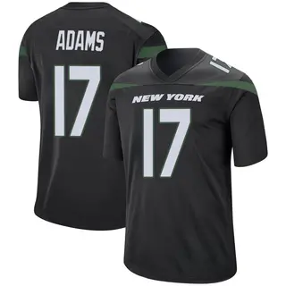 New York Jets Youth Davante Adams Game Stealth Jersey - Black