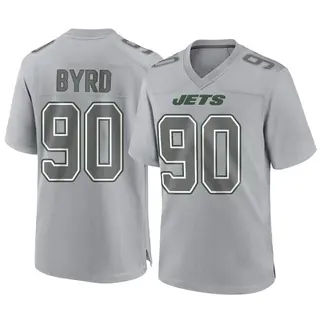 New York Jets Youth Dennis Byrd Game Atmosphere Fashion Jersey - Gray