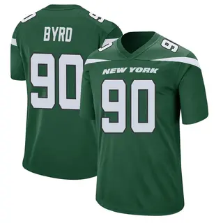 New York Jets Youth Dennis Byrd Game Gotham Jersey - Green