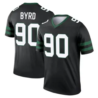 New York Jets Youth Dennis Byrd Legend Legacy Jersey - Black