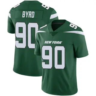 New York Jets Youth Dennis Byrd Limited Gotham Vapor Jersey - Green