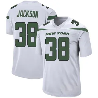 New York Jets Youth Deon Jackson Game Spotlight Jersey - White