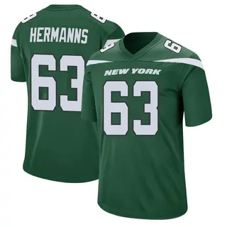 New York Jets Youth Grant Hermanns Game Gotham Jersey - Green