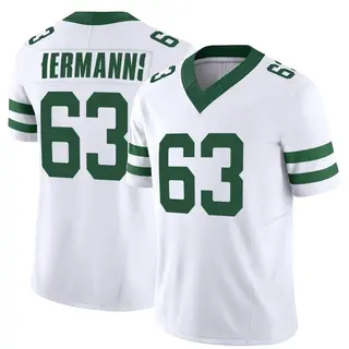 New York Jets Youth Grant Hermanns Game Legacy Jersey - White