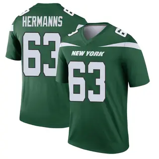 New York Jets Youth Grant Hermanns Legend Gotham Player Jersey - Green