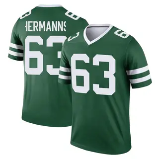 New York Jets Youth Grant Hermanns Legend Legacy Jersey - Green