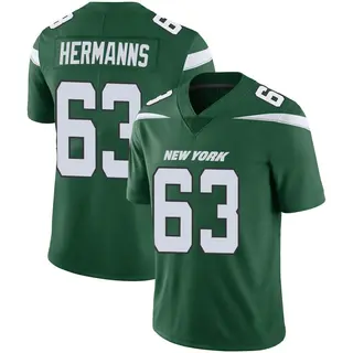 New York Jets Youth Grant Hermanns Limited Gotham Vapor Jersey - Green