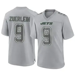 New York Jets Youth Greg Zuerlein Game Atmosphere Fashion Jersey - Gray