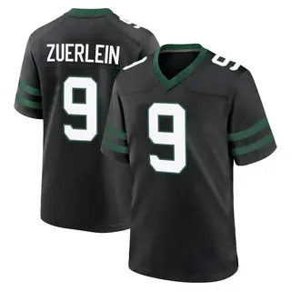 New York Jets Youth Greg Zuerlein Game Legacy Alternate Jersey - Black