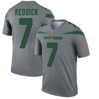 New York Jets Youth Haason Reddick Legend Inverted Jersey - Gray