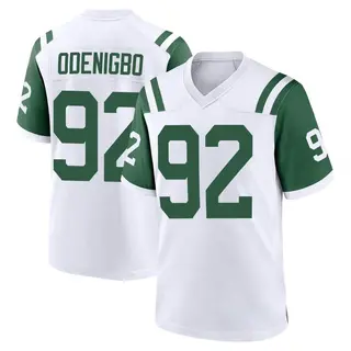 New York Jets Youth Ifeadi Odenigbo Game Classic Alternate Jersey - White