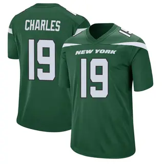 New York Jets Youth Irvin Charles Game Gotham Jersey - Green