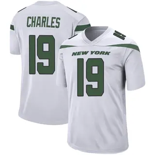 New York Jets Youth Irvin Charles Game Spotlight Jersey - White