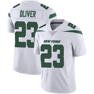 New York Jets Youth Isaiah Oliver Limited Spotlight Vapor Jersey - White