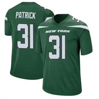 New York Jets Youth Jacques Patrick Game Gotham Jersey - Green