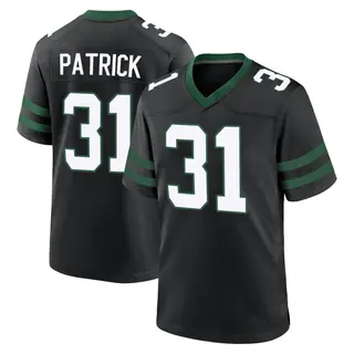 New York Jets Youth Jacques Patrick Game Legacy Alternate Jersey - Black