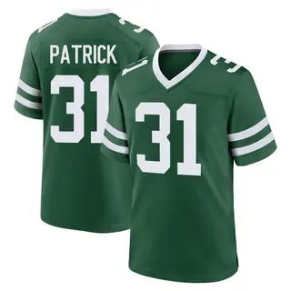 New York Jets Youth Jacques Patrick Game Legacy Jersey - Green